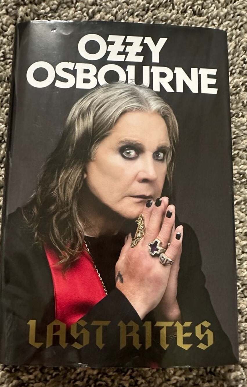 Ozzy Osbourne: Last Rites Hardcover Autobiography